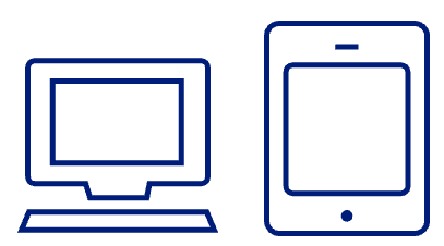 Computer and tablet icon